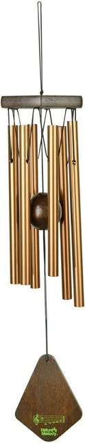 Nature´s Melody Premium Klangspiel aus Aluminium und Buchenholz in Bronze, Höhe: 35 cm - Bild 1