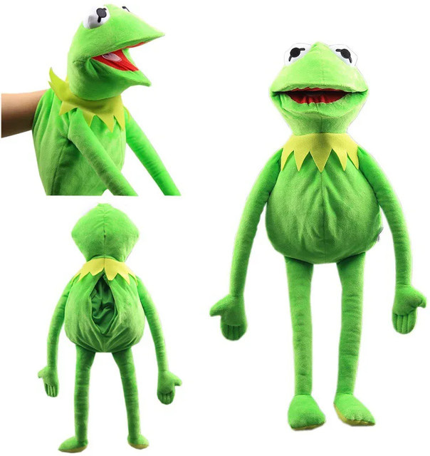 TAKARA TOMY Kermit der Frosch, Plüschpuppe Handpuppe, ab 0 Jahre - Bild 1