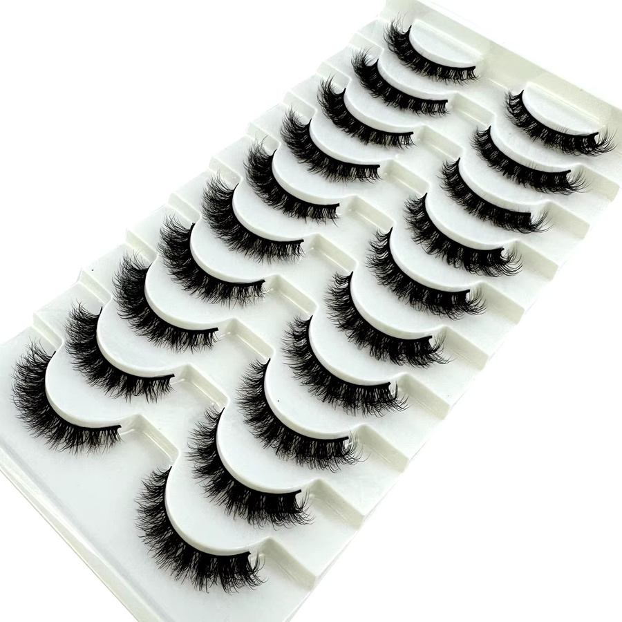 AMSDCN 3D-Künstlicher Wimpern, Black, Unisex - Bild 4