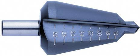 Exact Blechschälbohrer TiAIN 119057 Größe 7, Farbe Grau, Bohrbereich 4 - 31 mm, Gesamtlänge: 103 mm, Schaftlänge: 25 mm, Schaft-Ø: 9 mm - Bild 1