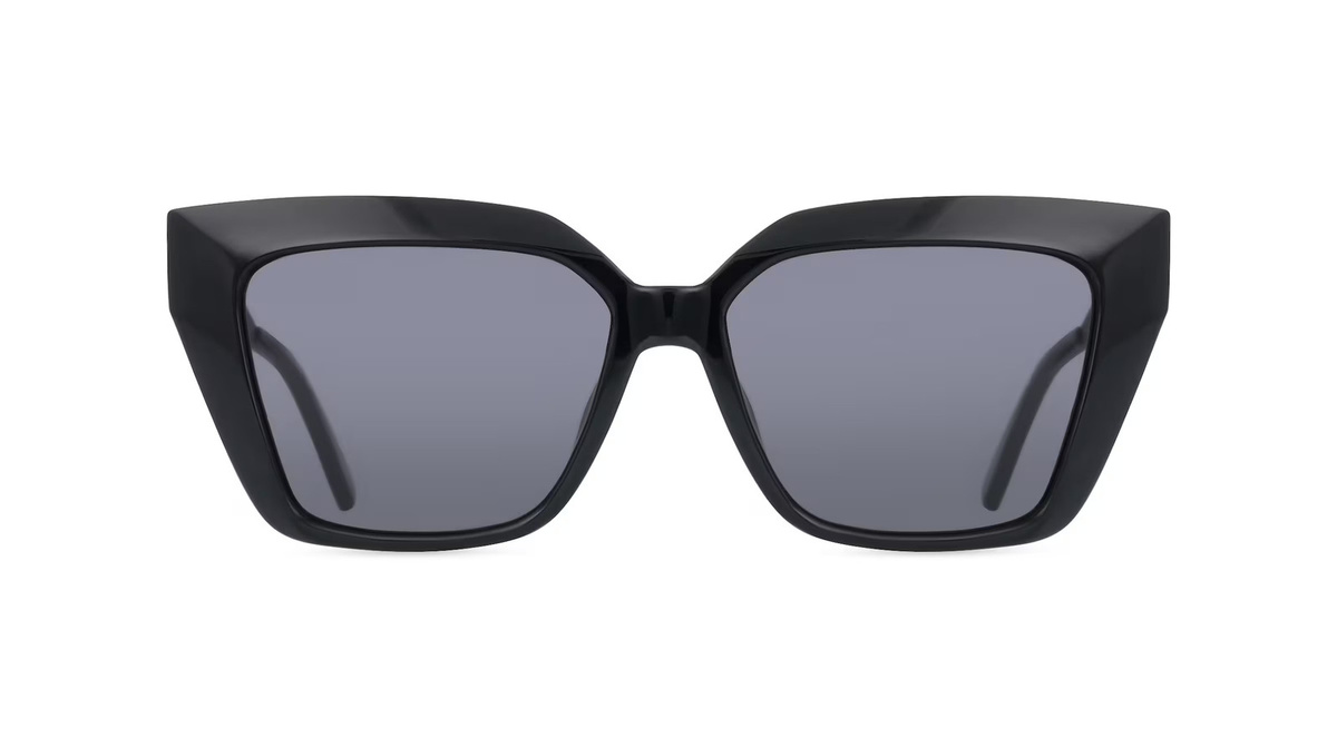 Calvin Klein CKJ22639S Sonnenbrille Butterfly, Vollrand, Kunststoff, schwarz - Bild 1