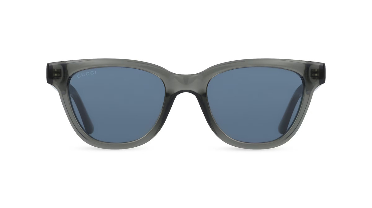 Gucci GG1116S Sonnenbrille Panto, Vollrand, Kunststoff, grau, Herren - Bild 1