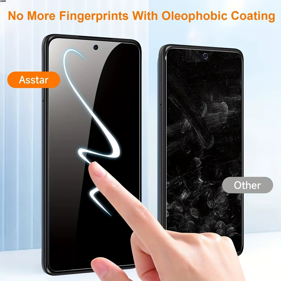 3 Stück Full Cover HD Displayschutzfolie aus gehärtetem Glas für Xiaomi Redmi Note 14 Pro+, Redmi Note 13, Redmi Note 12 Pro und Redmi Note 11 (4G/5G), transparent mit automatischer Staubentfernung - Bild 2