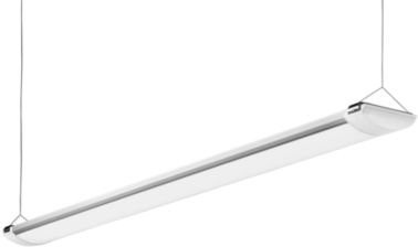 LED-Deckenleuchte Alco in Weiß und Silber, 37 W, 3700 Lumen, B/T/H: 1200 x 75 x 25 mm - Bild 1