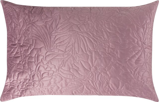 LIVARNO HOME Wohnkissen XXL aus Samt in Pink, B/H: 60 x 90 cm - Bild 1
