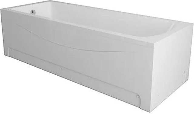 Kreabad Badewanne Minerva aus Sanitäracryl mit Füßen und Schürze, Farbe: Weiß, B/T: 190 x 70 cm - Bild 1