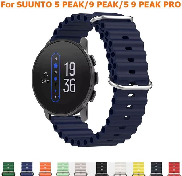 VATMENS Uhrenarmband Silikon, Schwarz, Unisex - Bild 1