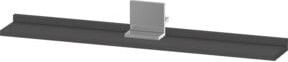 Duravit Spiegel-Ablage Sivida in Graphit Matt mit Chrom-Details, B/T/H: 85 x 65 x 3,6 cm - Bild 1