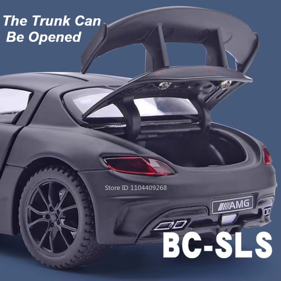 RMZ city SLS S400L Sportwagen Modell, Maßstab 1:32, mit Licht und Sound - Bild 2