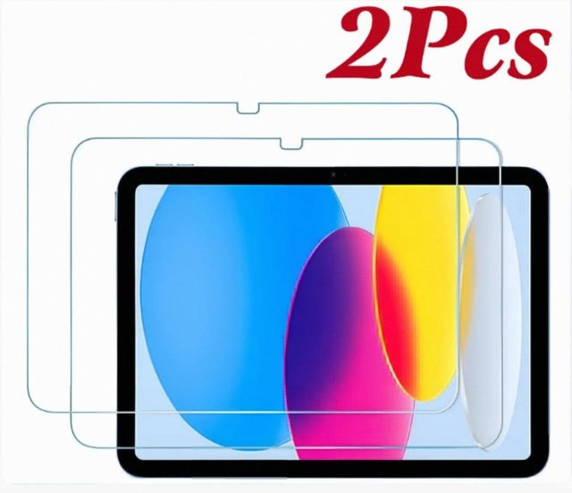 2er-Pack Displayschutz aus gehärtetem Glas für Apple iPad Air 13 (2024) und iPad Pro 11 (2018-2022), transparent - Bild 1