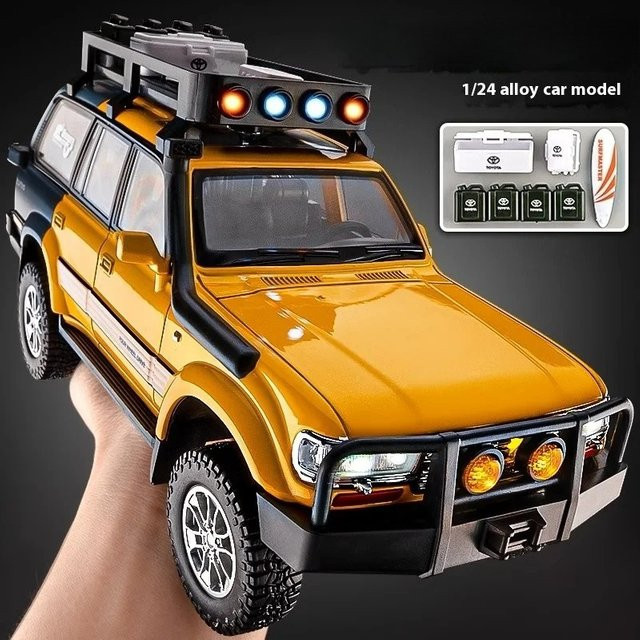 WELLY Land Cruiser LC80 SUV, Diecast Modell, 1:24, mit Licht und Sound - Bild 1