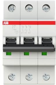 ABB S203-C1 Leitungsschutzschalter 1A 400V grau 2CDS253001R0014 - Bild 1