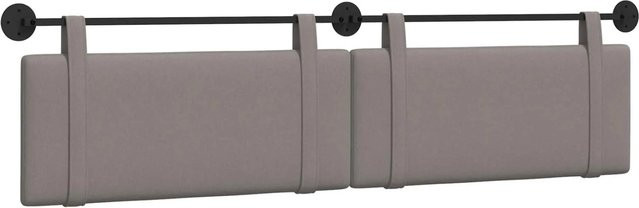 vidaXL Wandmontierte Hängevorderseite in Taupe, B/H/T: 210 x 55 x 5 cm - Bild 1