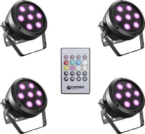 Cameo ROOT PAR 4 SET LED-PAR-Scheinwerfer Schwarz mit 7 x 4W LEDs - Bild 1
