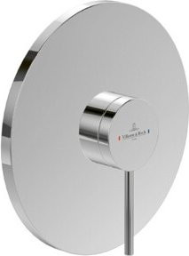 Villeroy & Boch Loop & Friends Fertigmontageset UP-EHM-Dusche, Wandmontage, Messing, gebürstetes Nickel, Silber - Bild 1