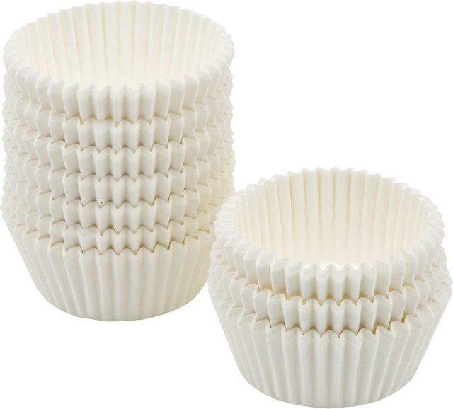 FMprofessional Muffinförmchen aus FSC-zertifiziertem Papier, Weiß, Ø 5 cm, 250 Stück - Bild 1
