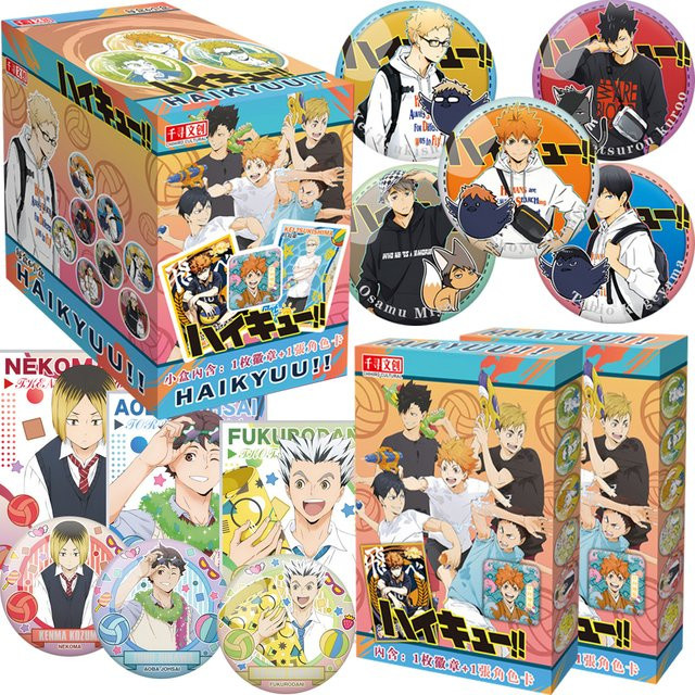 Bandai Haikyuu!! Sammelkarten, Anime-Charaktere - Bild 1