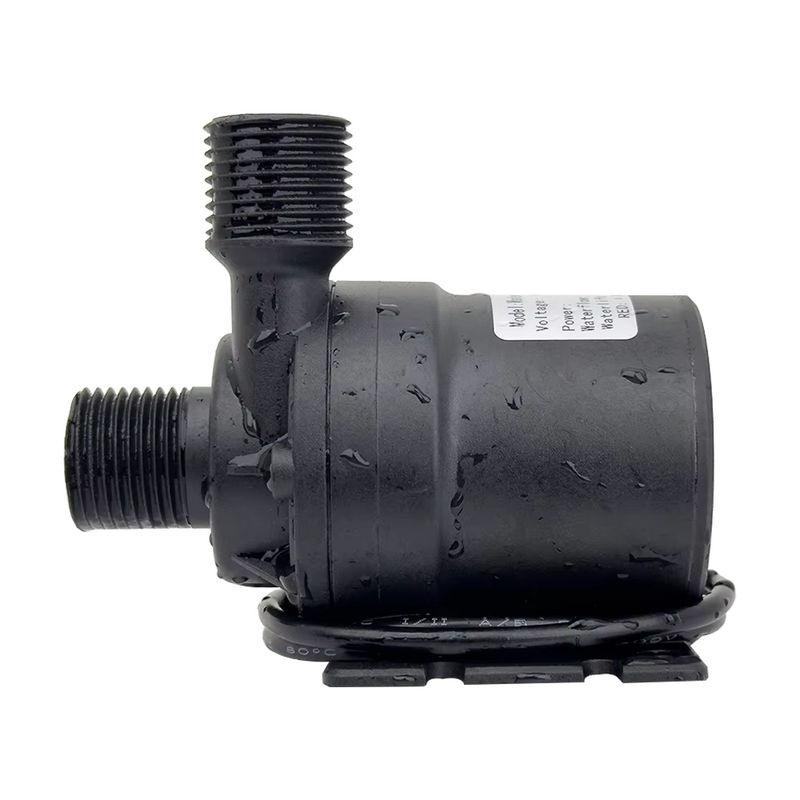 xmshxltd DC12V Wasserpumpe mit bürstenlosem Motor, 1000L/H, 8M Förderhöhe, 1/2 Zoll Tauchpumpe, IP68, Schwarz - Bild 4