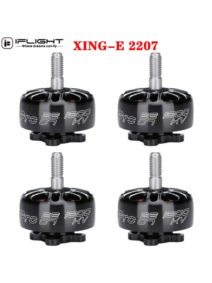 IFlight XING-E XING E Pro 2207 Bürstenloser Motor, Einzelteil, Metall, Schwarz - Bild 5