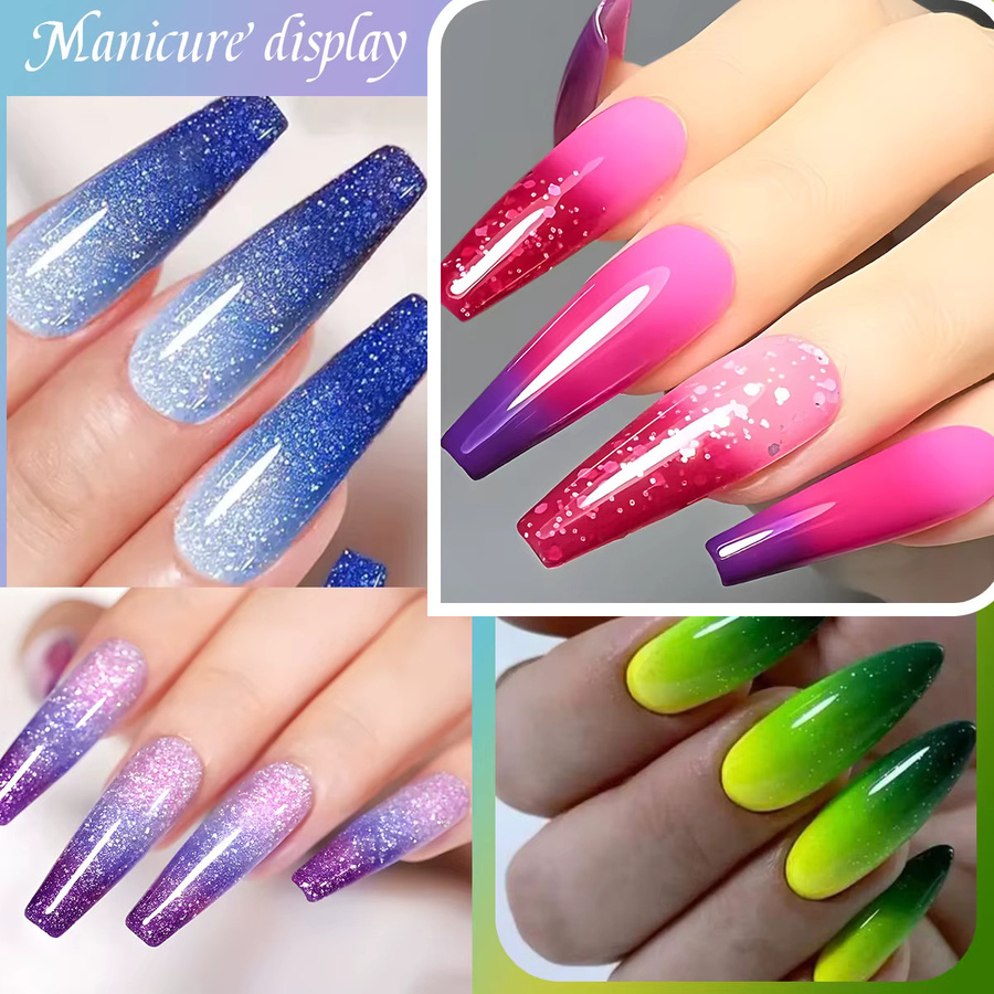 VOKY Nagelkleberset, 6-teilig, temperaturverändernd, UV/LED-Härtung, Kinder - Bild 2
