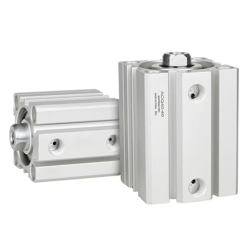 AFR Pneumatischer Dünnzylinder ACQ-Serie mit Innengewinde in Silber, Hub 5-140mm - Bild 2