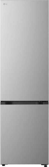 LG Kühl-Gefrier-Kombination GBBS322CPY in Silber, freistehend mit Bottom-Gefrierfach und Edelstahl-Design - Bild 1