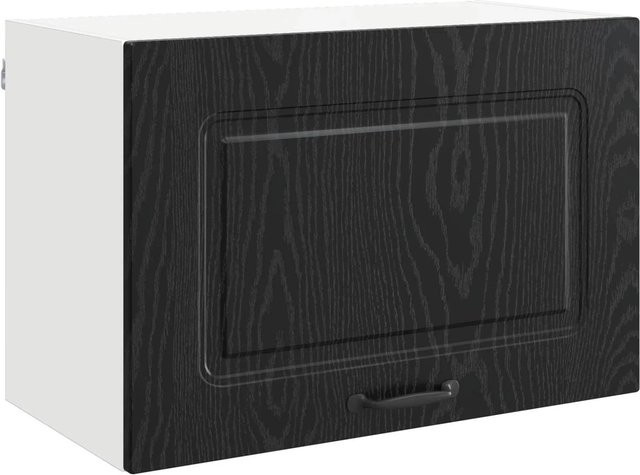 vidaXL Küchenschrank Kalmar in Schwarz und Eichen-Optik, B/T/H: 60 x 31 x 40 cm - Bild 1