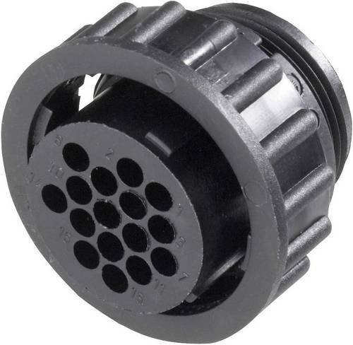 TE Connectivity 182647-1 Rundstecker Buchse CPC Serie, gerade, Schwarz - Bild 1