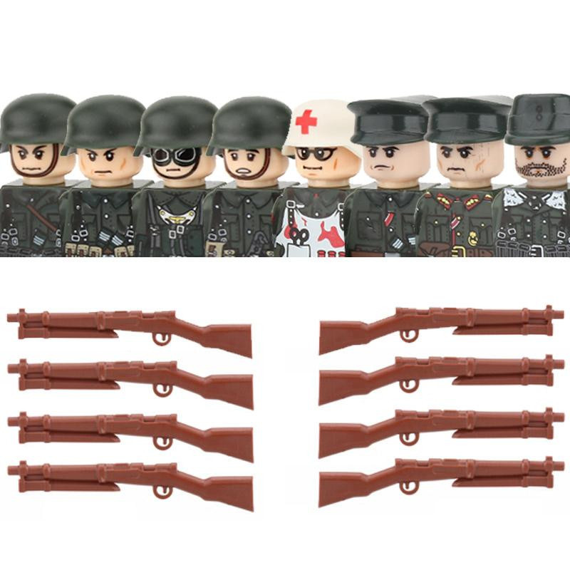 Yiran toy Militär Armee Soldaten Figuren Bausteine WW2 Zombie Infanterie - Bild 4