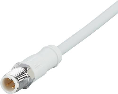 ifm electronic EVF521 Verbindungsleitung mit geradem Stecker, 4-polig, 20 m Länge, Farbe: Weiß - Bild 1