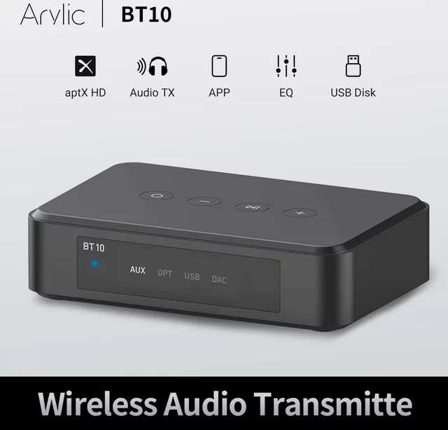Arylic BT10 Kompakter Bluetooth 5.0 Stereo-Verstärker in Schwarz für dein Home-Audio-System (2.0 Kanal) - Bild 1