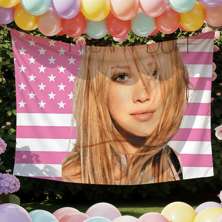 Warner Bros. Hilary Duff Flagge als Wanddeko und Banner für Innen- und Außenbereich, B/H: 60 x 40 cm - Bild 2