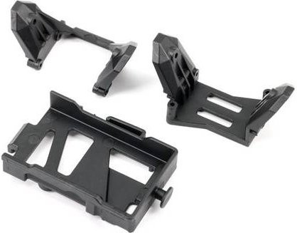 Traxxas TRX-9726 Dämpferbrücken v/h, Akkuschacht TRX-4M, Zubehör, Kunststoff, Schwarz - Bild 1