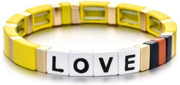 Wucifang Jewelry Armband Charms, Liebe Herz, yellow, Zinklegierung, Damen - Bild 1
