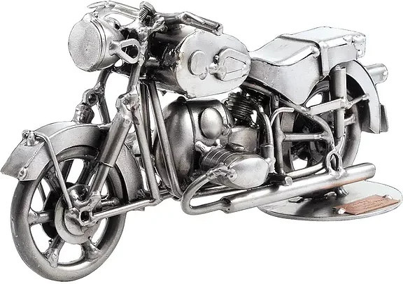 Hinz & Kunst Motorrad German Classic Oldtimer, Metall, Grau - Bild 1