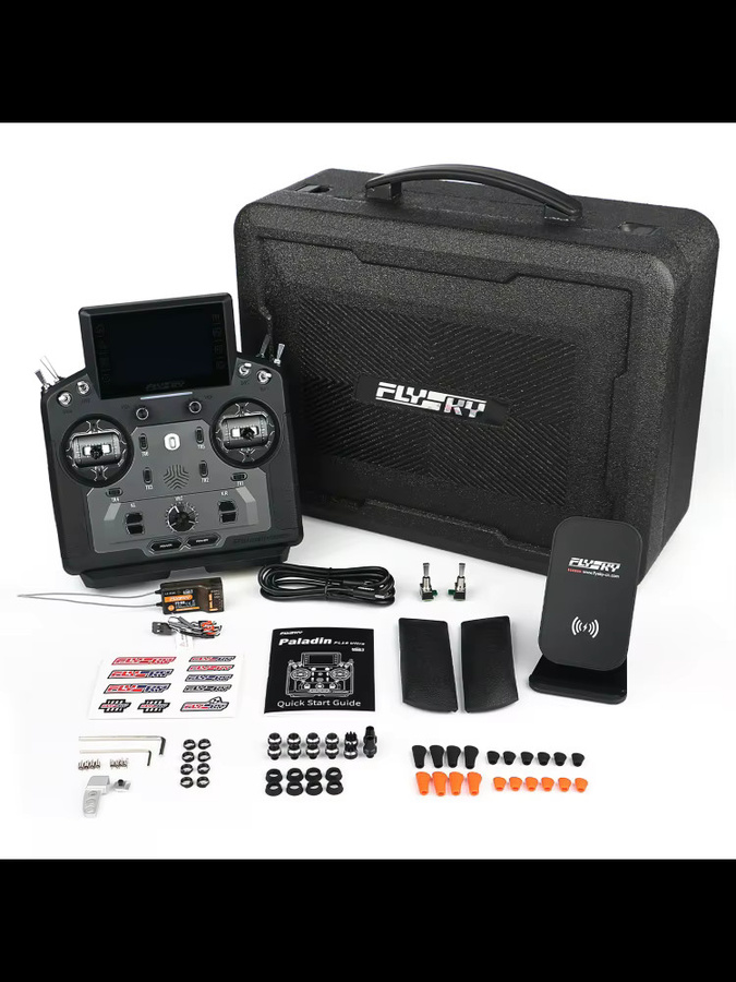 Schwarzer 18-Kanal-RC-Sender mit Empfänger-Kit, IPS-Touchscreen, Dual-Antenne - Bild 6