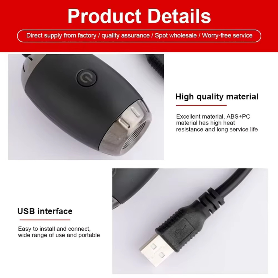 Donirt USB Galaxie-Projektor für das Auto mit Saturn-Sternenhimmel-Ambientebeleuchtung in Schwarz - Bild 5
