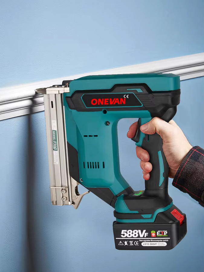 ONEVAN F30G Bürstenlose elektrische Nagelpistole Cordless Nagler kompatibel mit Makita Akku - Bild 7