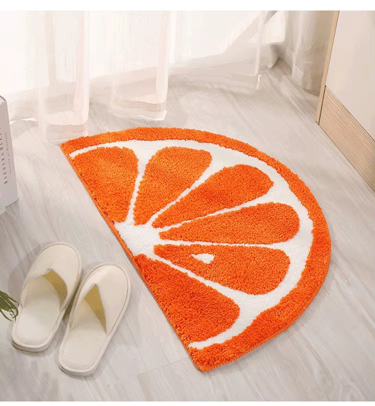 VIKAMA Ins Fresh Teppich Badezimmer-Bodenmatte in Nature mit Anti-Rutsch-Funktion, B/T: 60 x 40 cm - Bild 1