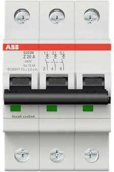 ABB S203M-Z20 Leitungsschutzschalter 20A 400V 2CDS273001R0488 - Bild 1