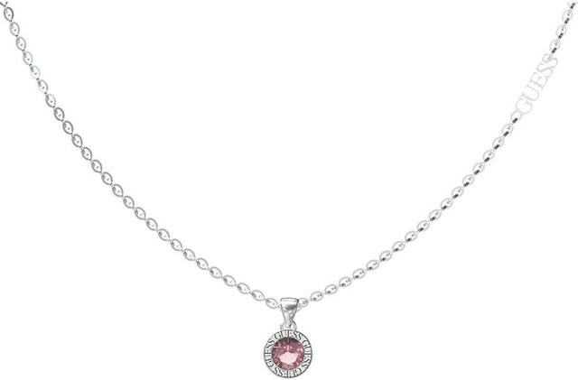 Guess Halskette Damen, Edelstahl, Silber, Kristall, Zirkonia - Bild 1