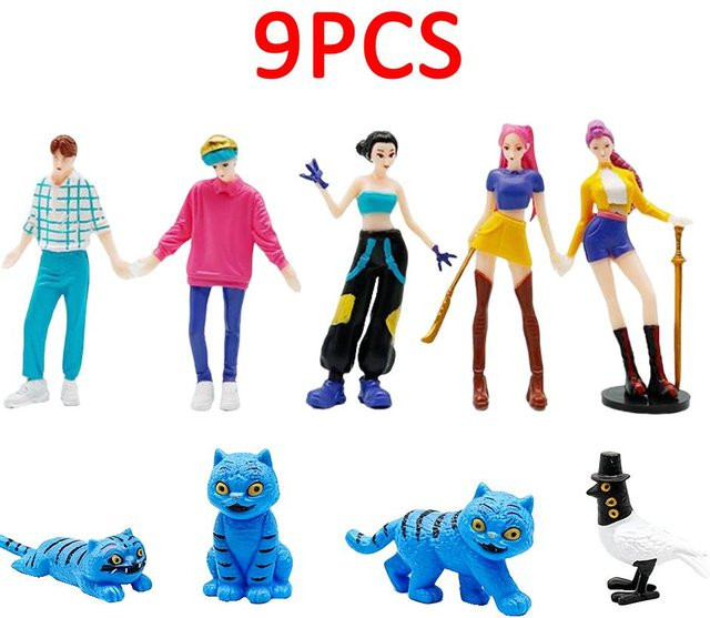 Anime Kpop Dämonenjäger Actionfigur, 5-9 Stück/Set, ab 14 Jahren - Bild 1