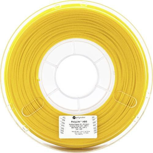 Polymaker PolyLite ABS Filament Gelb 2,85 mm 1 kg - Bild 1