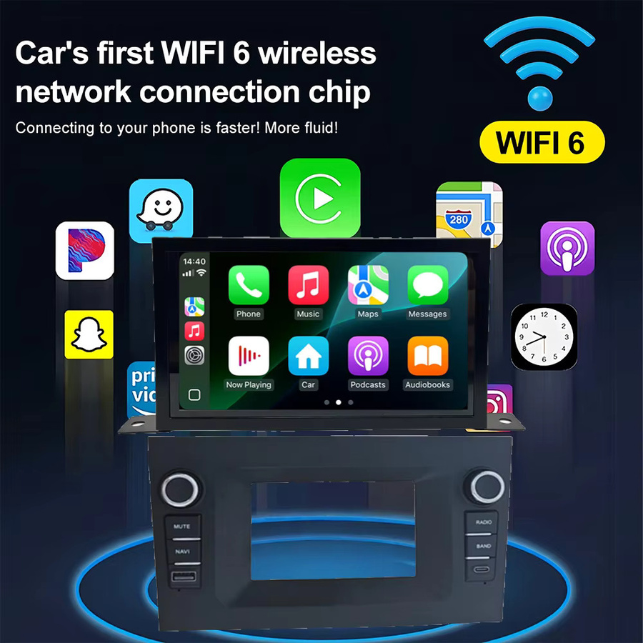 Android Autoradio Stereo für Opel Corsa D 2007–2012 mit CarPlay, Android Auto, IPS Multimedia Player, Navigation, Bluetooth 5.0 und WiFi in Schwarz und Grau - Bild 3