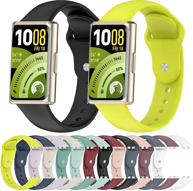 Huawei Uhrenarmband Silikon, Multicolor, Unisex - Bild 1