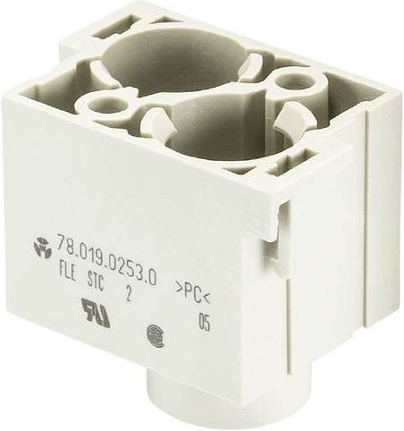 Wieland Electric Moduleinsatz 78.019.0253.0 in Weiß mit 1 Gesamtpolzahl - Bild 1