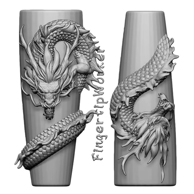 Dominant Dragon King 3D Silikon Nageldesign-Werkzeug - Bild 4
