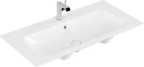 Villeroy & Boch Möbelwaschtisch Finion in Weiß mit einem Hahnloch - Bild 1
