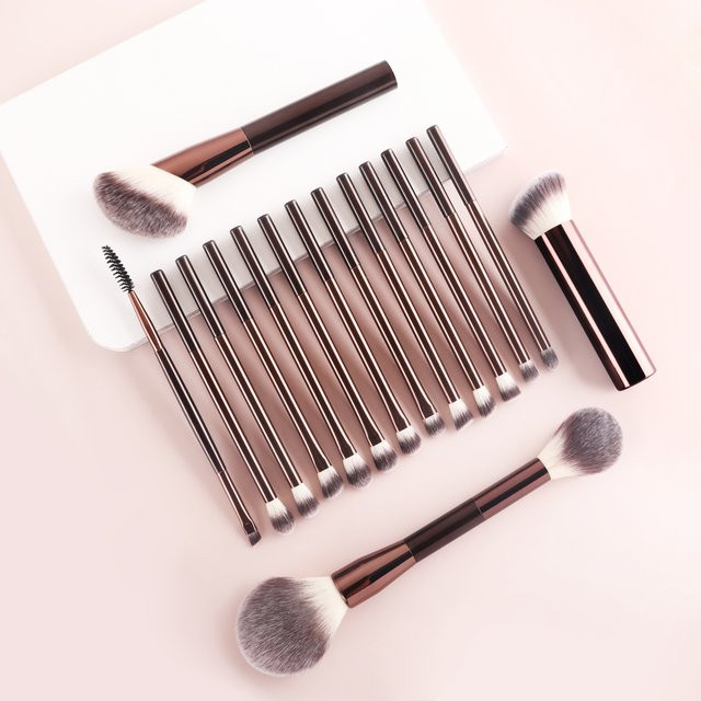 Ronshadow Make-up-Pinsel-Set, 16-teilig, Unisex - Bild 1