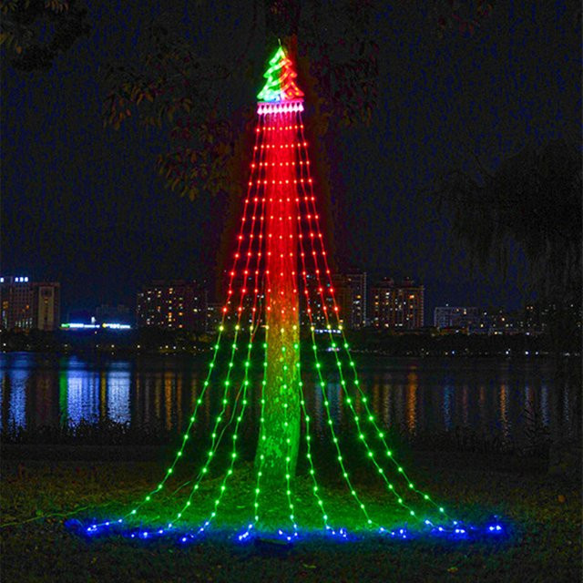 DACHAN Intelligente RGB Lichterkette mit App- und Fernbedienung, USB-Betrieb, 10 Modi, Mehrfarbig, für Außenbereich und Dekoration - Bild 1